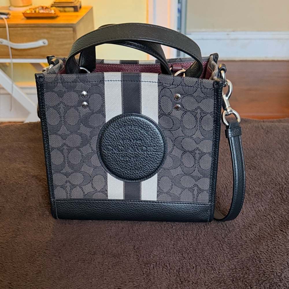 Coach Black and Gray Crossbody Bag